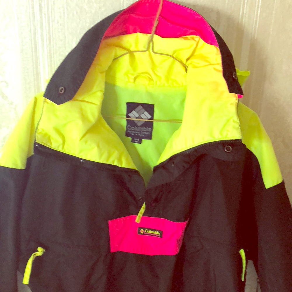 80s style Colombia ski jacket
